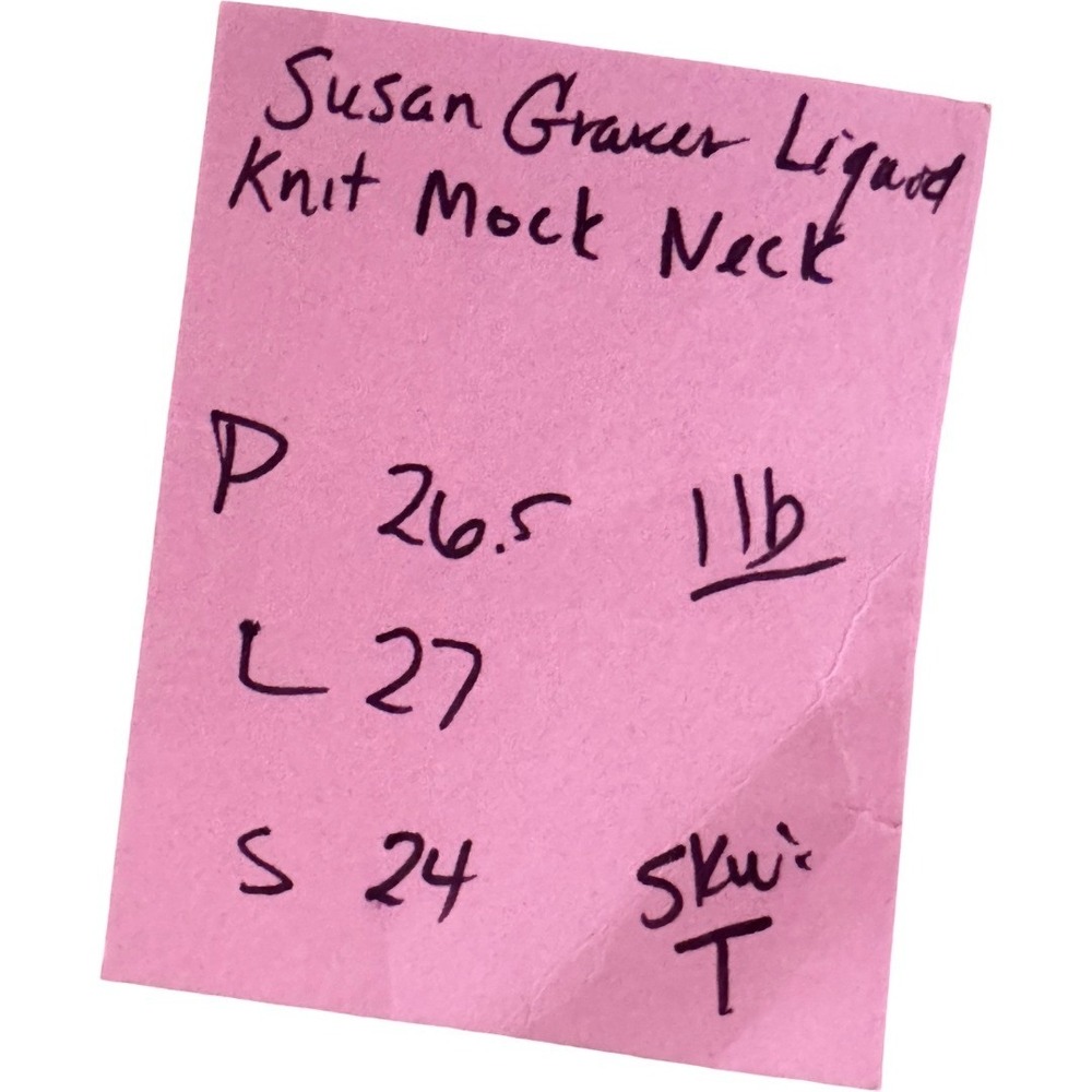 Susan Graver Occasions Top Women 2X Wine Liquid Knit Embellished Mock Neck - Picture 16 of 16